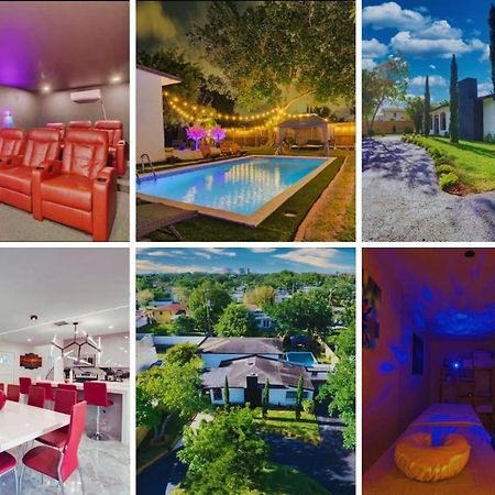 Villa Flaming House With Cinema, Pool & Chill Area à Miami Extérieur photo